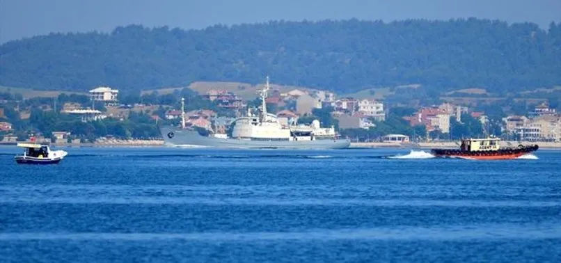 Rus istihbarat gemisi Boğaz'dan geçti