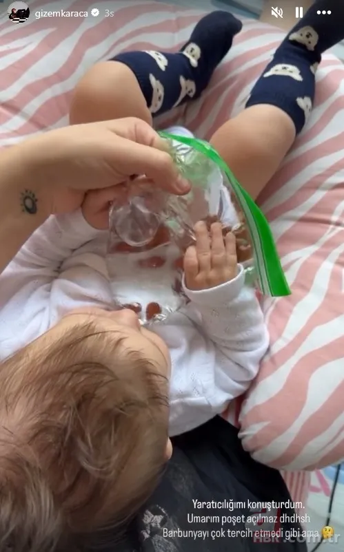 Gizem Karaca'nın minik kızı Yaz'ı gören hayran kaldı! 4