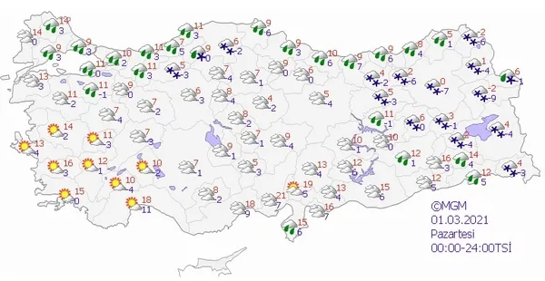 Meteoroloji'den 3 gün kar yağacak uyarısı! Hangi illere kar yağacak? İstanbul'a kar yağacak mı? - 2