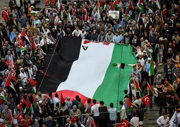 Beyoğlu'nda "Kudüs" protestosu