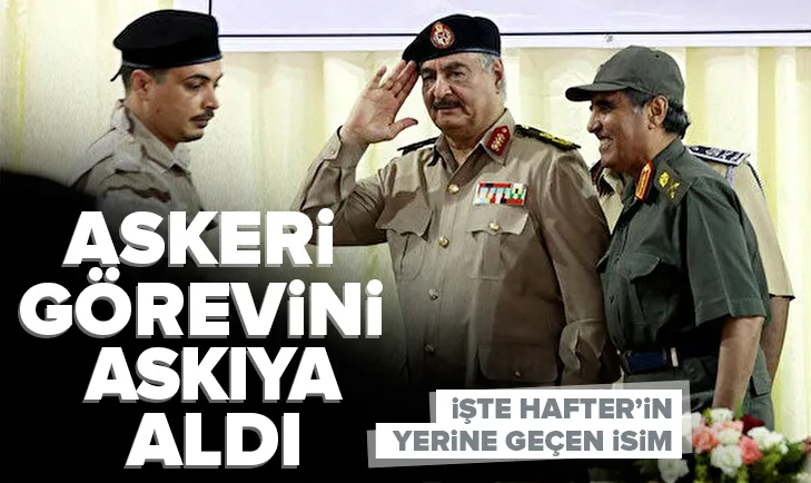 Darbeci Hafter askeri görevlerini askıya aldı