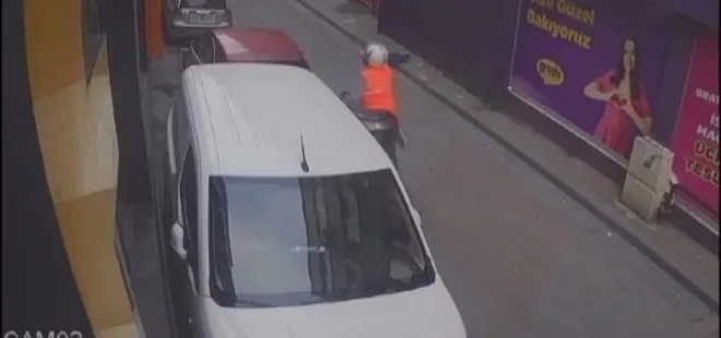 İstanbul'da SMA'lı bebeğin bağış kutusuna göz dikti! Hırsız çaldı annesi kurtardı | O mücadele kamerada