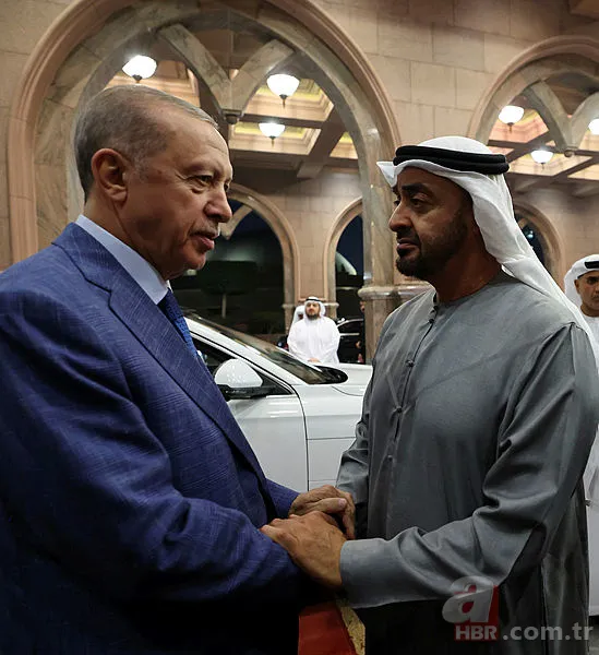 Başkan Erdoğan BAE Devlet Başkanı Al Nahyan'a TOGG hediye etti! Pamukkale beyazı ile Abu Dabi caddelerinde tur 9