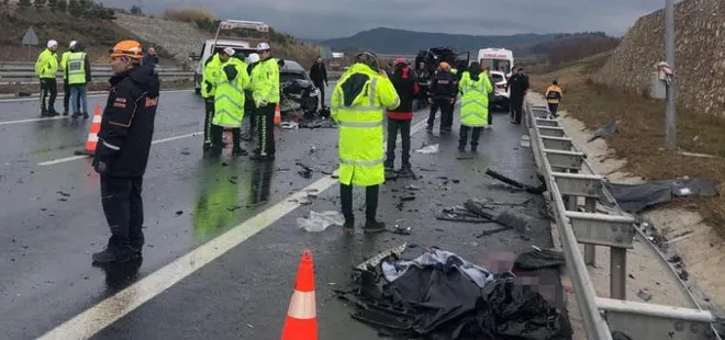 Bursa'da zincirleme trafik kazası! Ölü ve yaralılar var