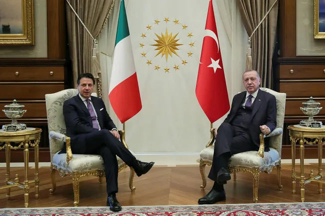 Başkan Erdoğan, İtalya Başbakanı Conte'yi kabul etti - 1