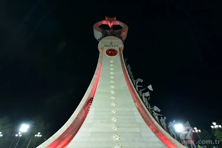 Beştepe'deki Şehitler Abidesi açıldı! Bakın o semboller ne anlama geliyor 24