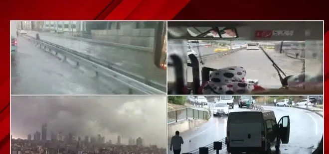 İSTANBUL YAĞIŞA TESLİM