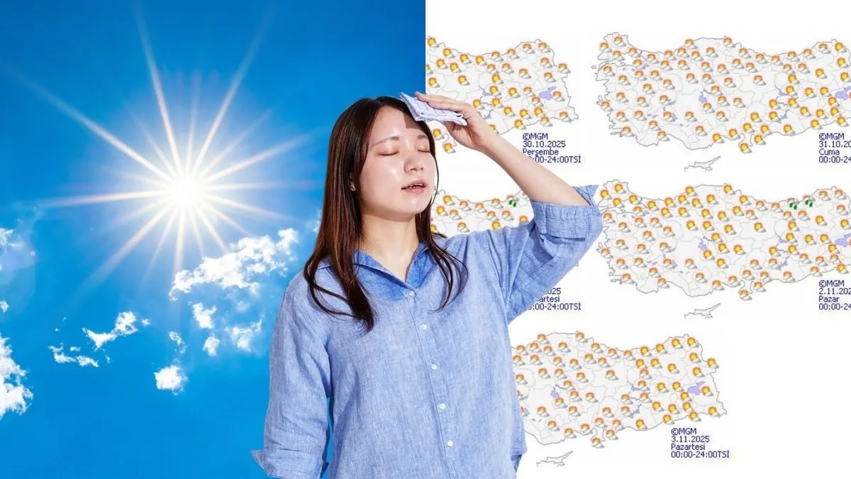 30 Ekim hava durumu raporu | Pastırma yazı kuraklıkla geldi: Türkiye’de yağışsız günler başlıyor! Sıcaklıklar fırlayacak