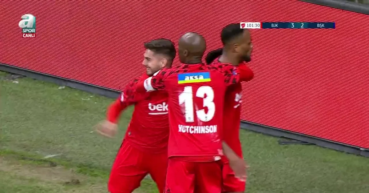 GOL | Beşiktaş 3-2 Başakşehir - Ziraat Türkiye Kupası maçı