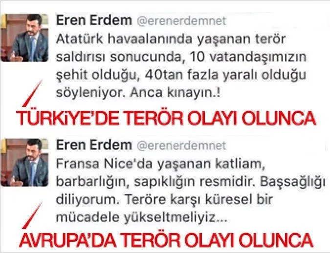 CHP'li Eren Erdem'in ikiyüzlü tavrı - 1