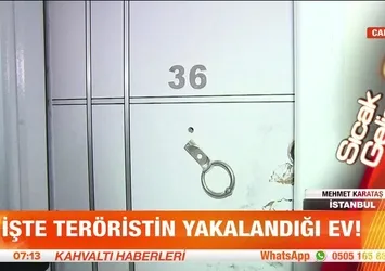 İşte teröristin yakalandığı o ev