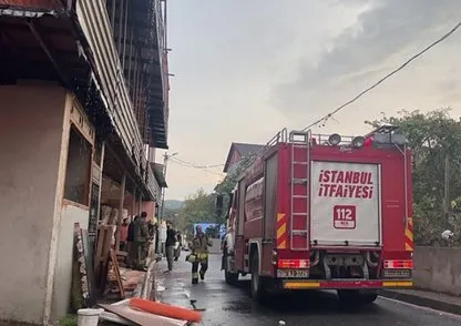 Ümraniye'de yangın paniği!