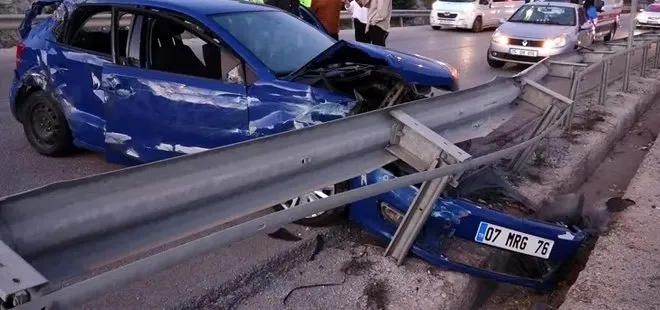 Burdur'da feci kaza: 5 yaralı