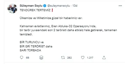 Son dakika: Tendürek terörden temizlendi! İçişleri Bakanı Süleyman Soylu duyurdu: Son iki terörist de etkisiz hale getirildi - 2