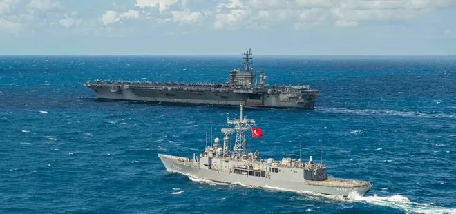 TSK unsurları USS Dwight D. Eisenhower Uçak Gemisi Görev Grubu ile Doğu Akdeniz’deki eğitim gerçekleştirdi