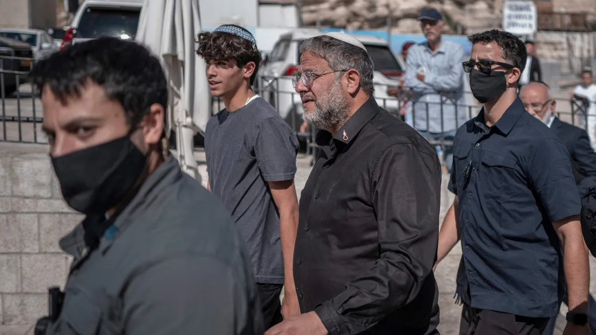 İsrail'in aşırı sağcı Bakanı Itamar Ben-Gvir, fanatik Yahudilerin eşliğinde Mescid-i Aksa'ya yeniden baskın düzenledi