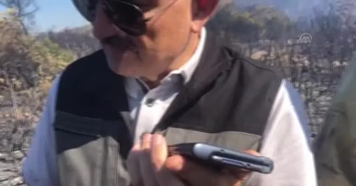 Başkan Erdoğan'dan İzmir'deki yangınla mücadele eden işçilere moral telefonu