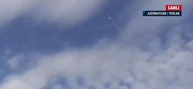Azerbaycan, Ermenistan füzesini böyle imha etti! Sadece A Haber görüntüledi