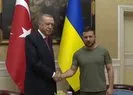 Başkan Erdoğan Zelenskiy ile görüşüyor