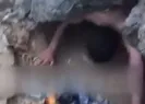 Saklandığı delikten böyle çıkarıldı!