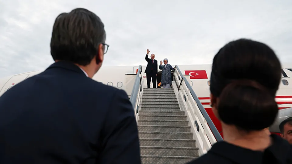 Başkan Erdoğan Sırbistan’dan ayrıldı!