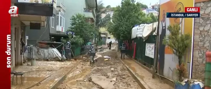 A Haber ekipleri bölgede! İstanbul çamur içinde
