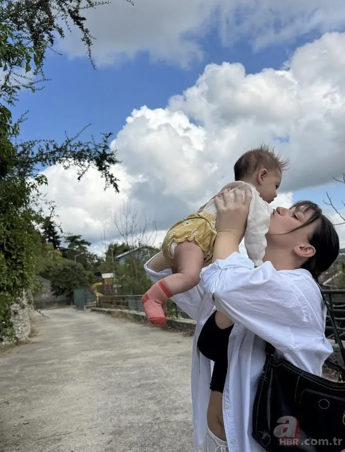 Gizem Karaca minik kızıyla paylaştı! "Son 3 ayımız" 8