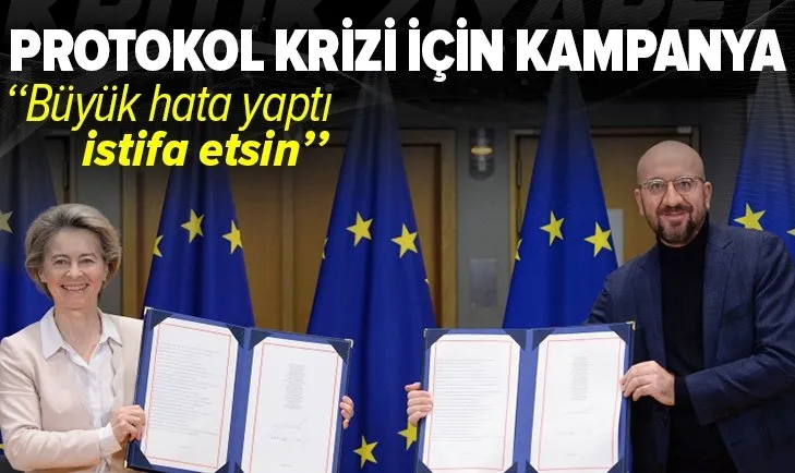 Protokol krizi için kampanya! Büyük hata yaptı istifa etsin