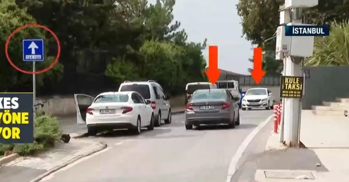 Bu yolda bir terslik var! Trafikten kaçan ters yola giriyor