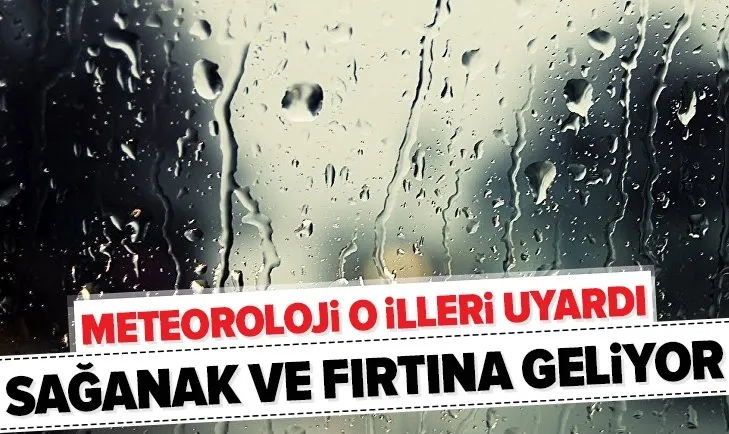 Meteoroloji'den son dakika hava durumu açıklaması! Sağanak yağış uyarısı geldi | 27 Aralık 2020 hava durumu
