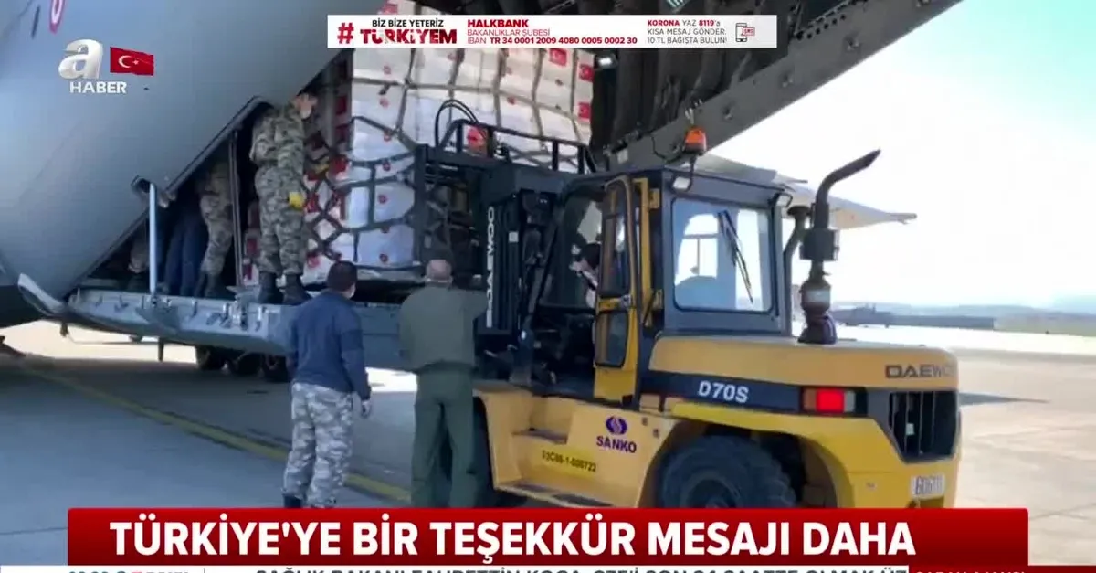 İngiltere'den Türkiye'ye yardım teşekkürü |Video
