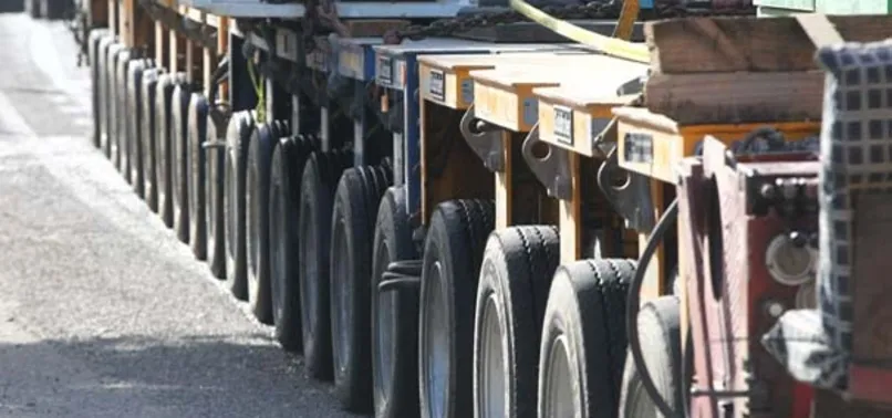480 tonluk doğalgaz türbini 240 tekerlekli tırla taşınıyor