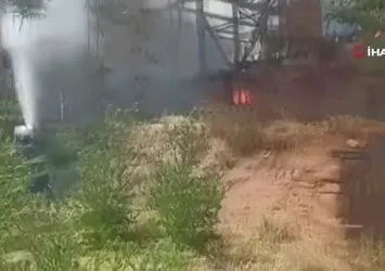 Bilecik'te 3 katlı metruk evde yangın