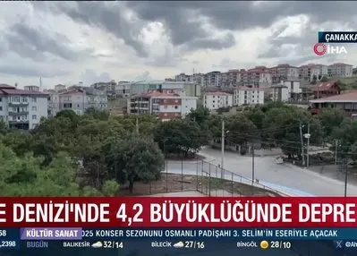 Ege Denizi’nde 4,2 büyüklüğünde deprem