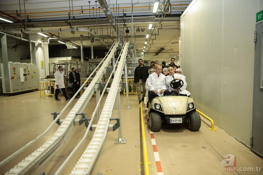 Başkan Erdoğan, Eskişehir'de, ETİ Fabrikası'nı ziyaret etti 5