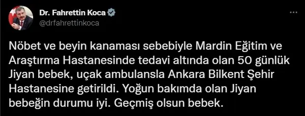 ambulans-ucak-50-gunluk-bebek-icin-havalandi-bakan-koca-son-durumunu-paylasti-1673985518100.jpg Ambulans uçak 50 günlük bebek için havalandı! Bakan Koca son durumunu paylaştı - 3