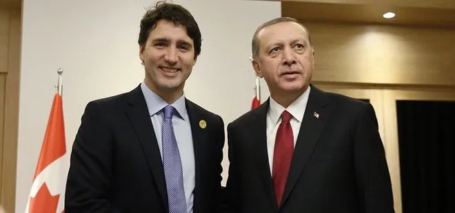 Başkan Erdoğan, Kanada Başbakanı Trudeau ile görüştü
