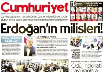 Yine Cumhuriyet yine provokasyon