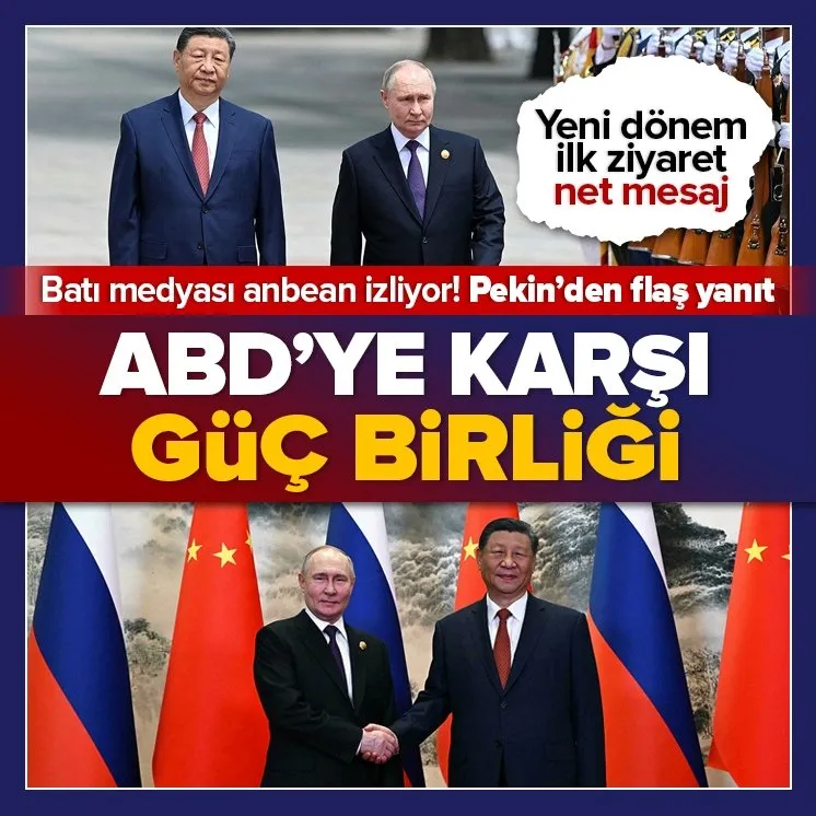 Çin’de Putin-Cinping zirvesi! Batı medyası anbean takip ediyor