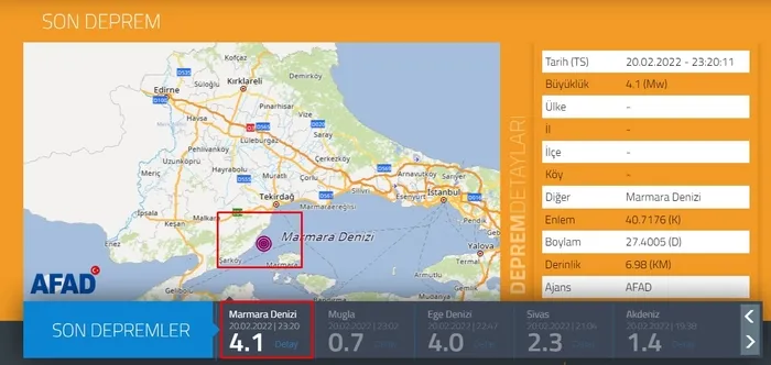 Son dakika: Tekirdağ'da korkutan deprem! Marmara Denizi’nde meydana geldi - 2