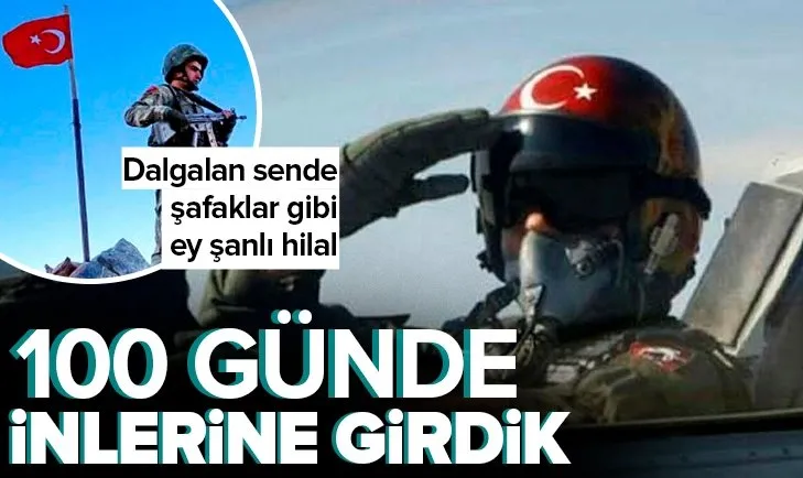 PKK’nın inlerine girdik! Mehmetçik Avaşin’e bayrak dikti