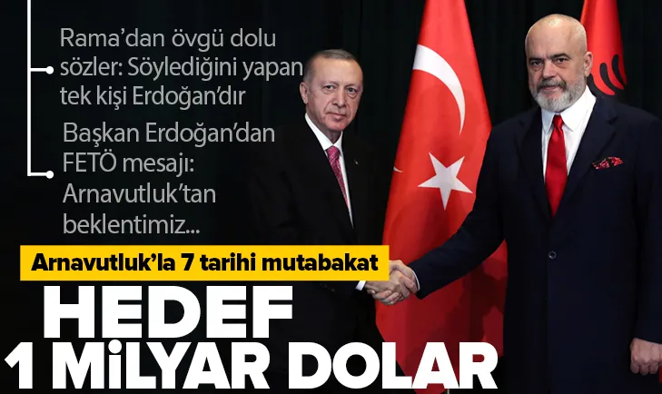 Türkiye ve Arnavutluk arasında önemli anlaşmalar