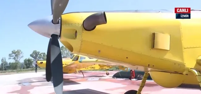 Orman ekipleri yangınlara karşı teyakkuz halinde! 2 uçak hazır bekletiliyor