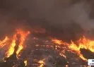 İzmir’de büyük orman yangını
