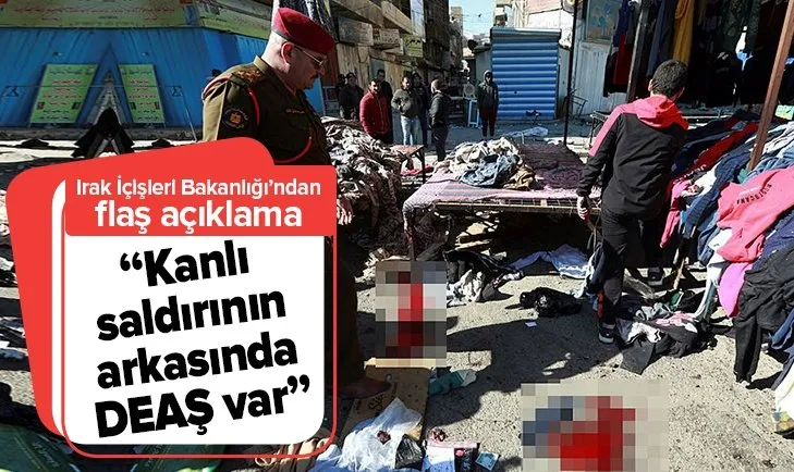 Irak'taki kanlı saldırının failleri açıklandı: Arkasında DEAŞ var