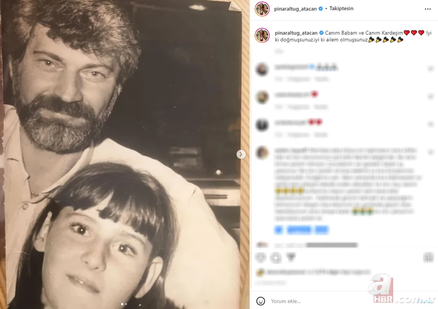 Pınar Altuğ'un paylaşımı olay oldu! İşte Pınar Altuğ'un babası ve kardeşi 6