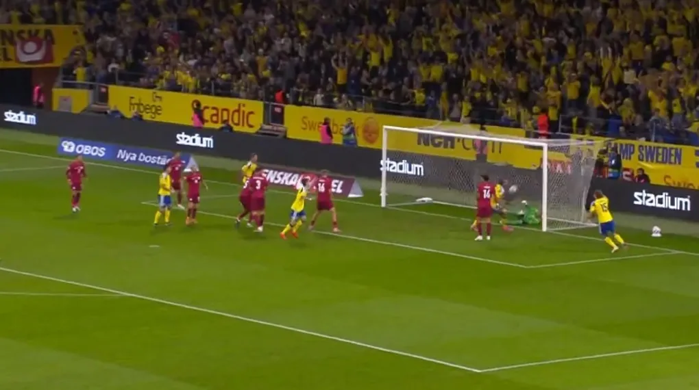 İsveç'ten erken gol! Nygren takımını öne geçirdi