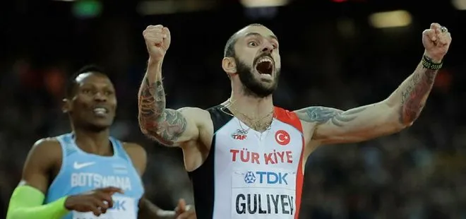 Milli atlet Ramil Guliyev dünya şampiyonu oldu