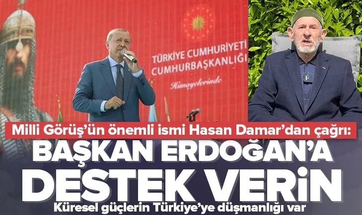 Damar’dan Başkan Erdoğan’a destek çağrısı