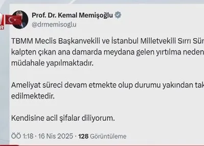 Sağlık Bakanı: Ana damarda yırtılma var!